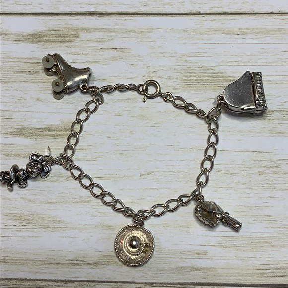Jewelry - Sterling Silver Charm Bracelet with Charms